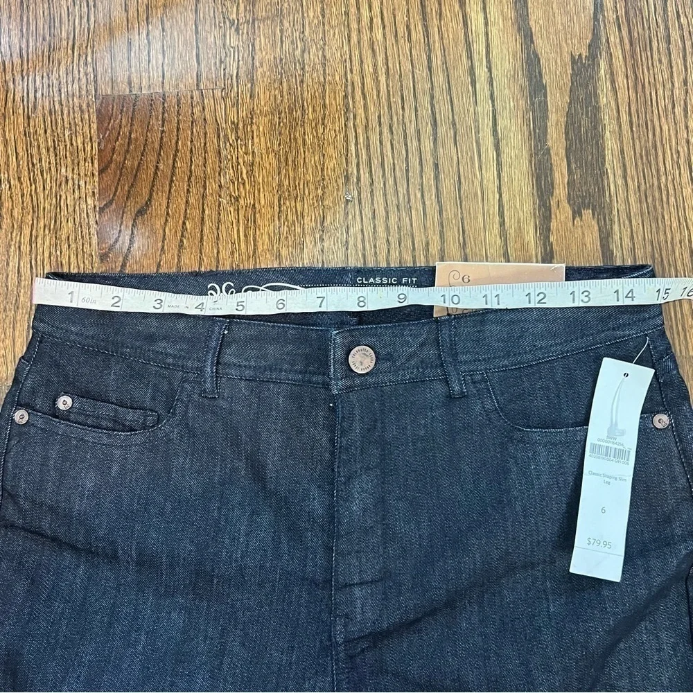 Coldwater Creek Classic Fit Slim Leg Denim Size: 6 - Picture 5 of 8
